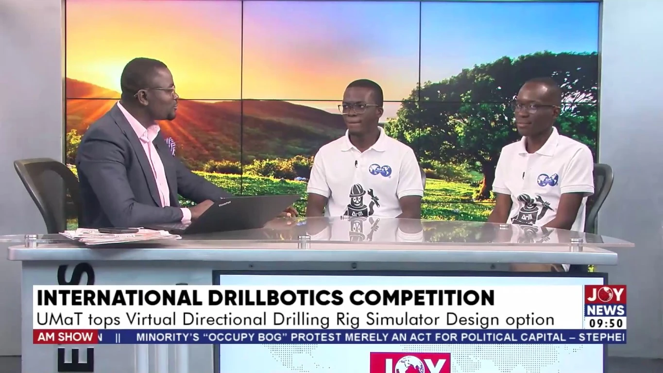 JoyNews: UMaT tops the Virtual Category of Drillbotics